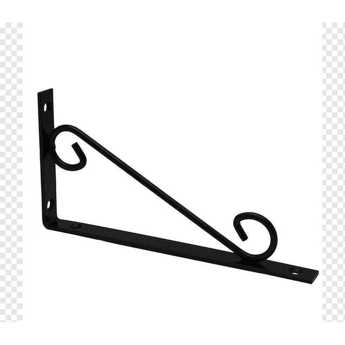 KMT Angle Bracket 190 x 240 x 25 x 3mm White/Black