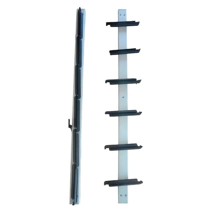 Wind Louvre Frame 6 Blade Alu 6" S/C Glass