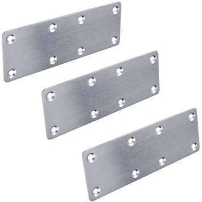 Handy Straight Brackets ZP 80 x 30mm 2pc