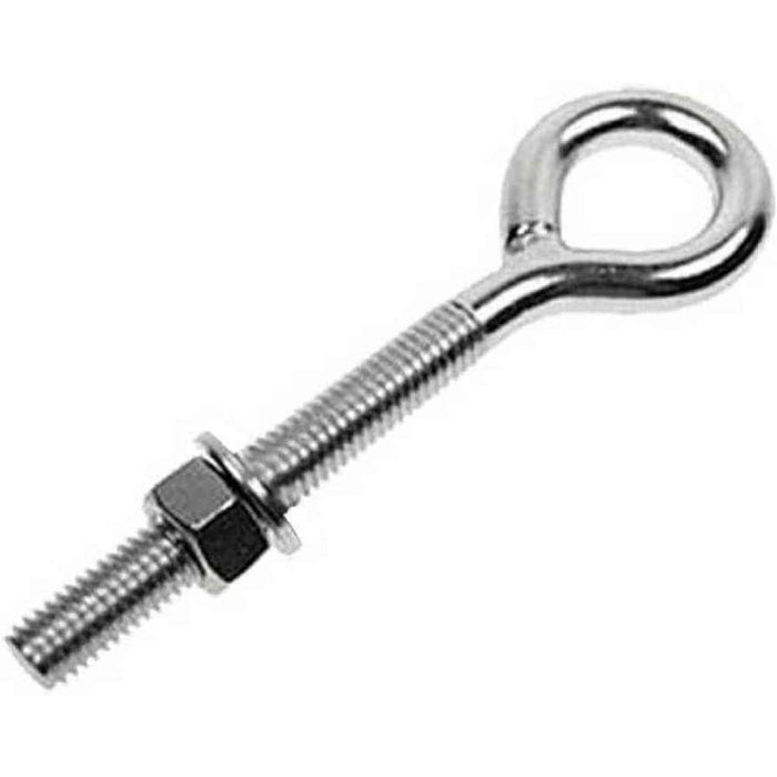 Eye Bolt N/Washer 2" x 1/4" Zinc Plated