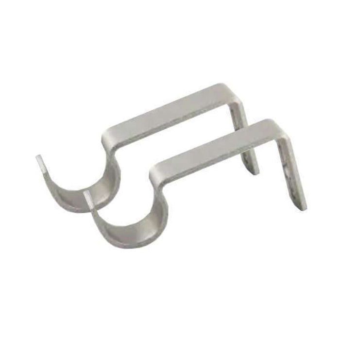 Curtain Rod Bracket 16-20mm Silver 2pc