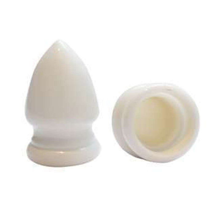 Curtain Rod End Acorn 16mm White 2pc