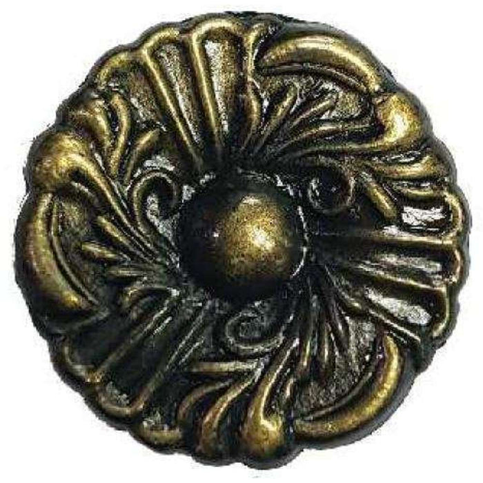Sun Flower 36mm Antique Knob