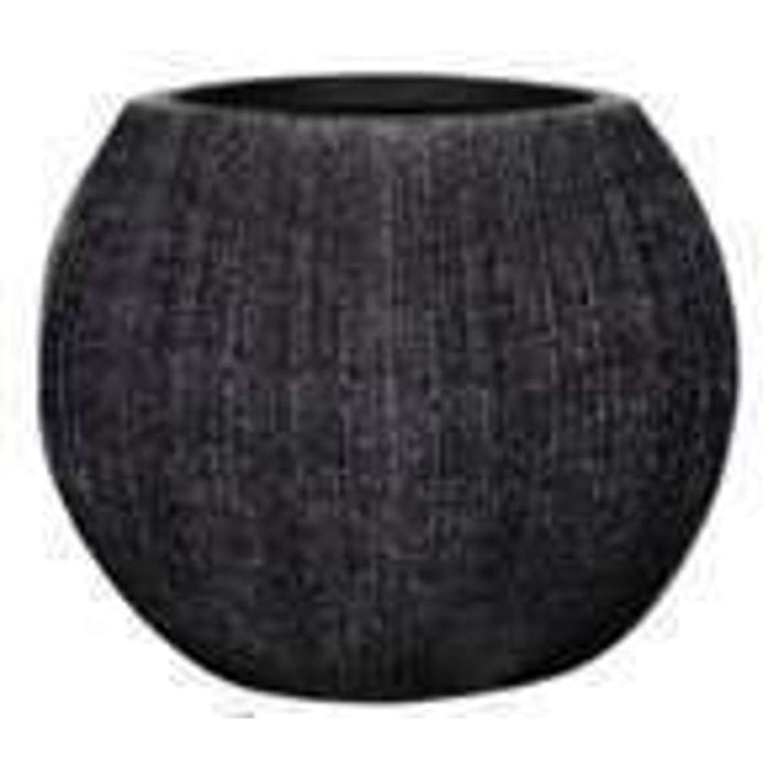 Bellan Nature Ridged Bowl Mediterranean Black 30 x 30 x 37cm