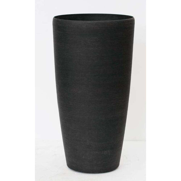 Bellan Contemporary Round Planter Cortina Black 40 x 40 x 75.5cm