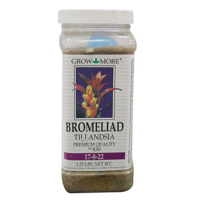 Grow More Bromeliad Fertilizer Plant Food 17-8-22 1.25lbs