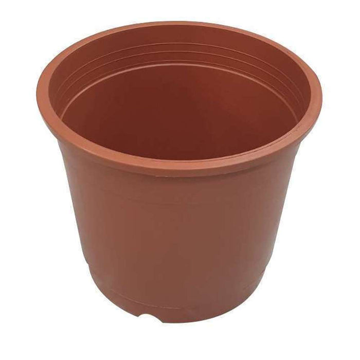 Euro Planter Pot Brown 28cm