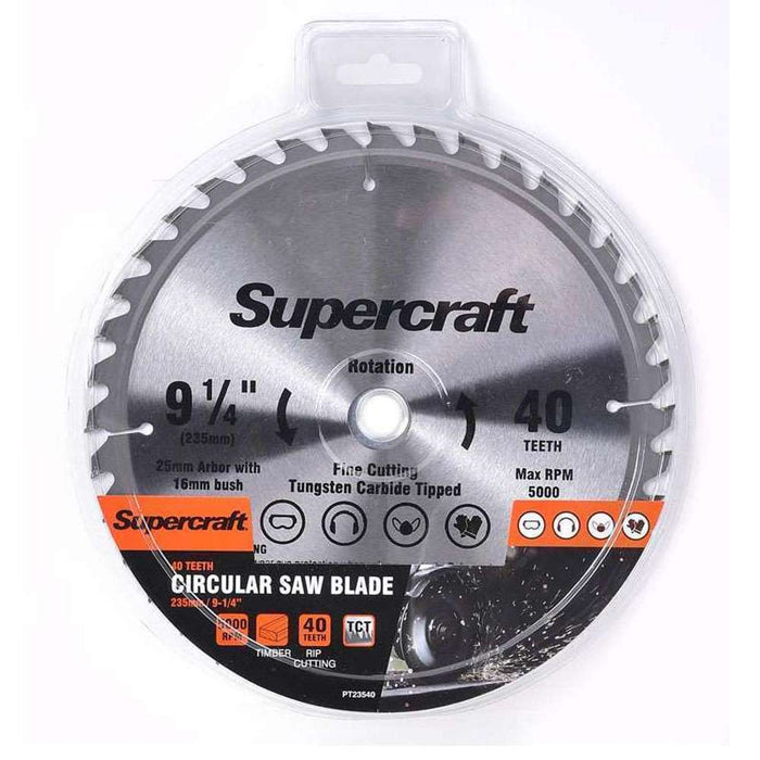Supercraft/Marxman Circular Saw Blade 9 1/4" x 40T