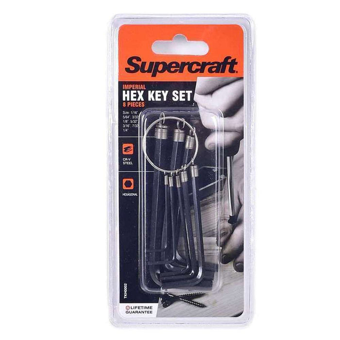 Supercraft Allen Key 8pc Set AF