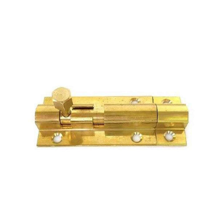 Barrel Bolt 3" x 1/4" Solid Brass w/ Screws **