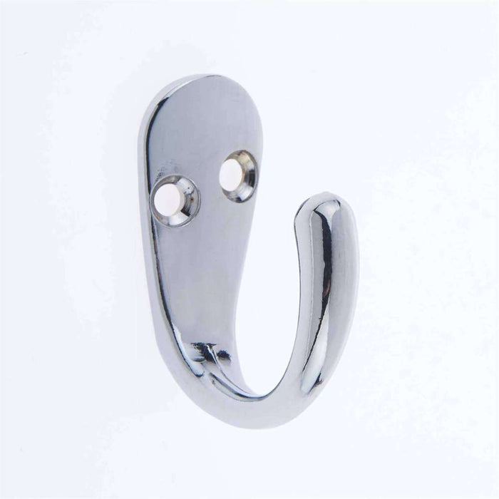 Fixworx Single Robe Hook Large Chrome