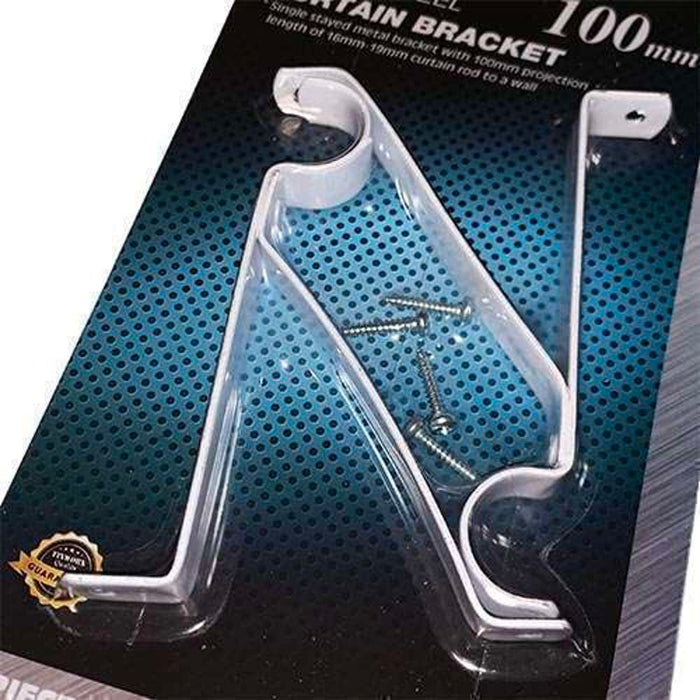Fixworx Curtain Bracket 100mm 2pc