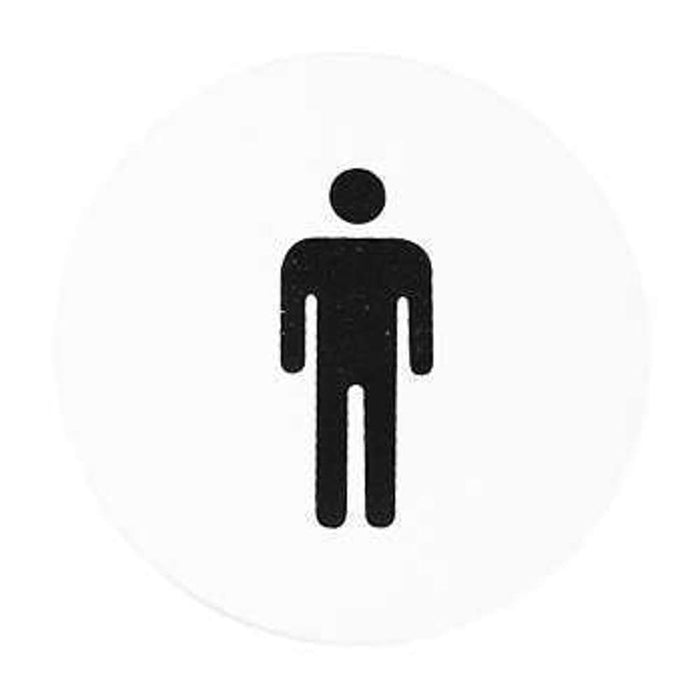Nova Sign Plate S/S Man Washroom Square