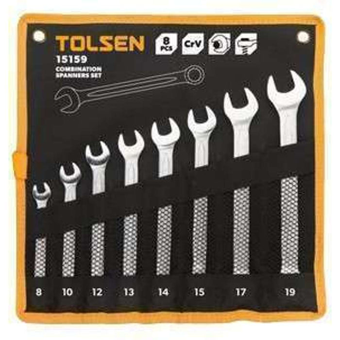 Tolsen Combination Spanners Set x 8pc