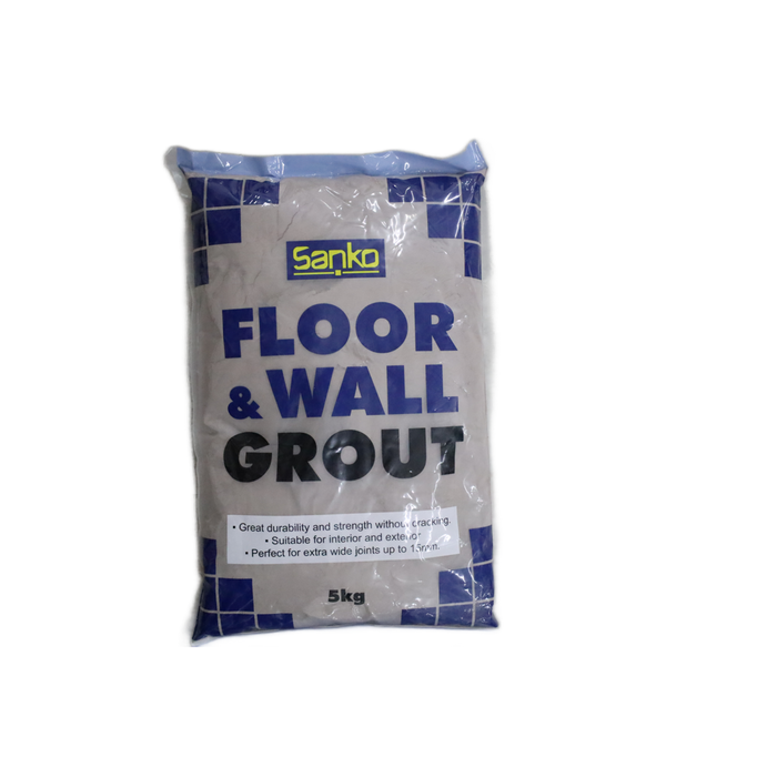 Sanko Grout Floor & Wall 5kg Brick Grey