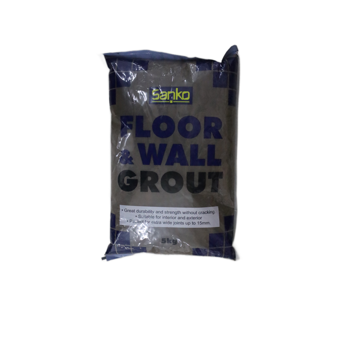 Sanko Grout Floor & Wall 5kg Charcoal