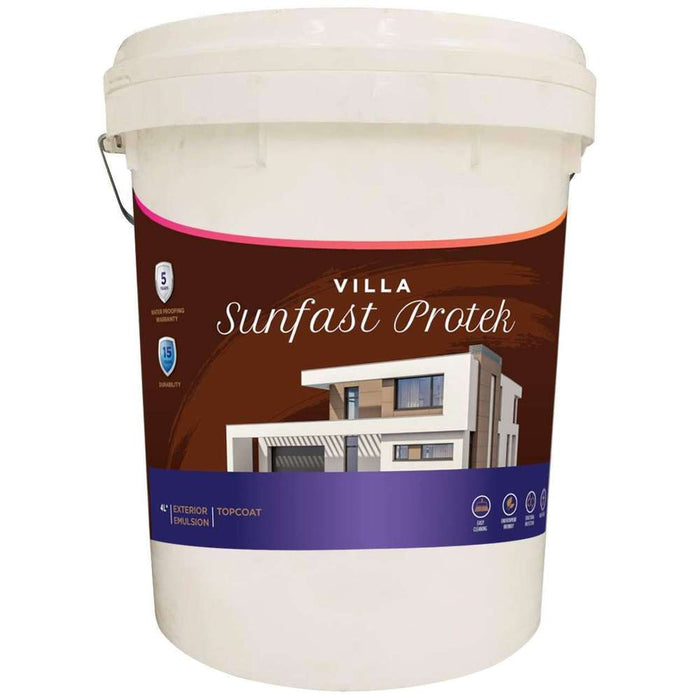 Apco Villa Sunfast Protek Top Coat Semi Gloss Acrylic White 20L