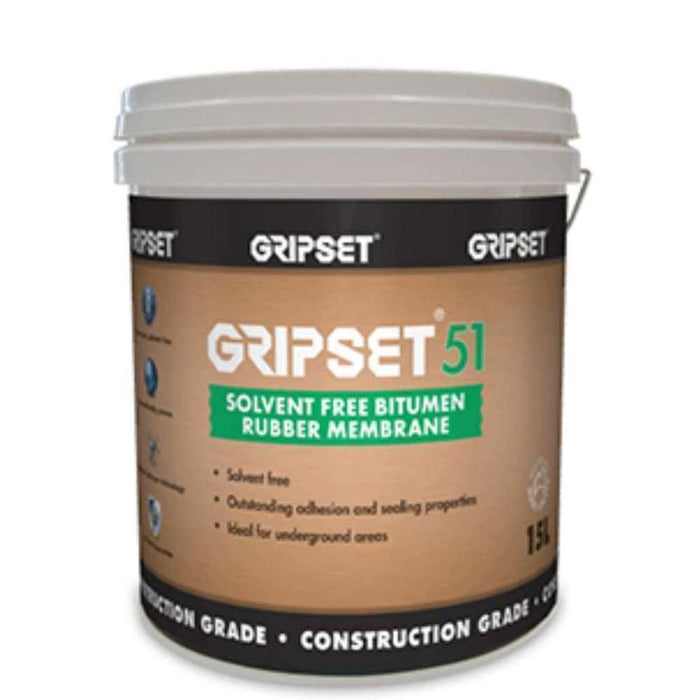 Gripset 51 Bitumen Rubber Membrane 15L