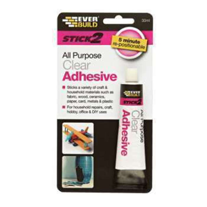 Everbuild Stick2 All Purpose Adhesive Clear 30ml
