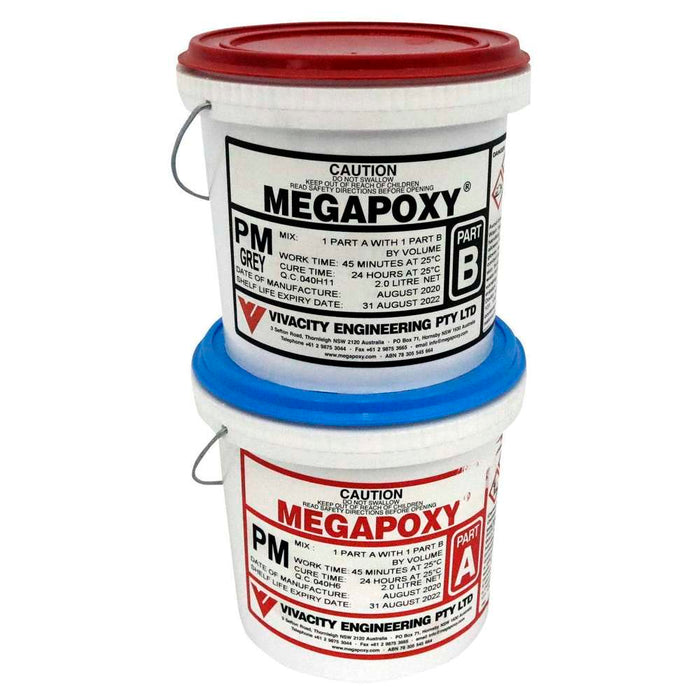 Megapoxy PM Gap Filling Adhesive 4L (Part A 2L Part B 2L)