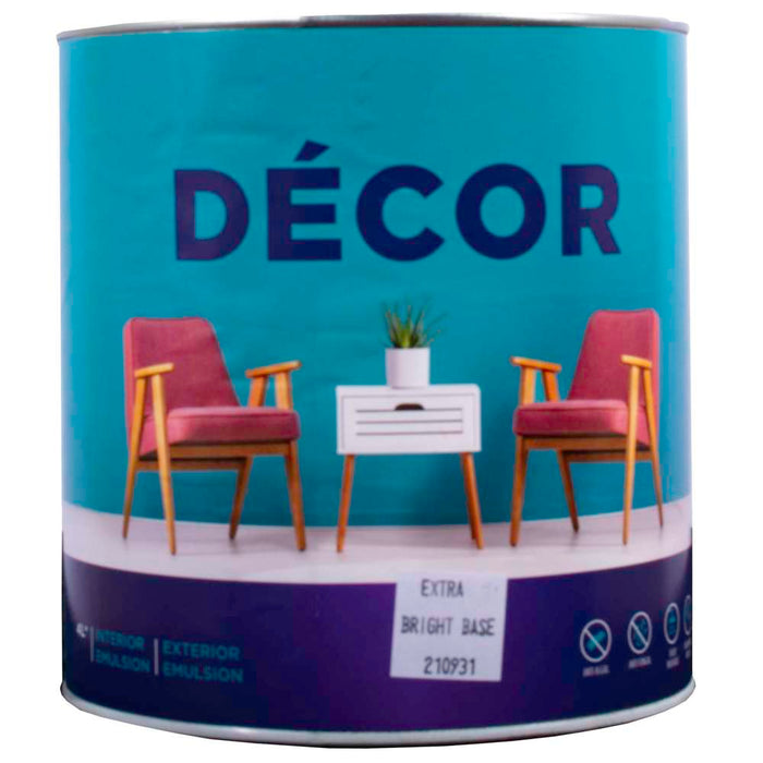 Apco Decor Semi Gloss Acrylic Extra Bright Base 4L