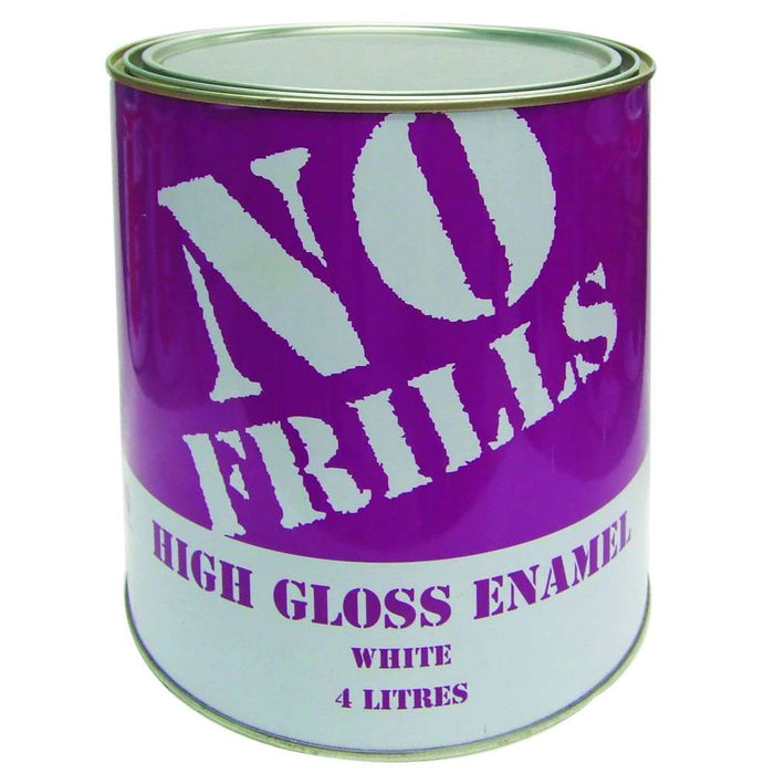 Apco No Frills Gloss Enamel White 4L **