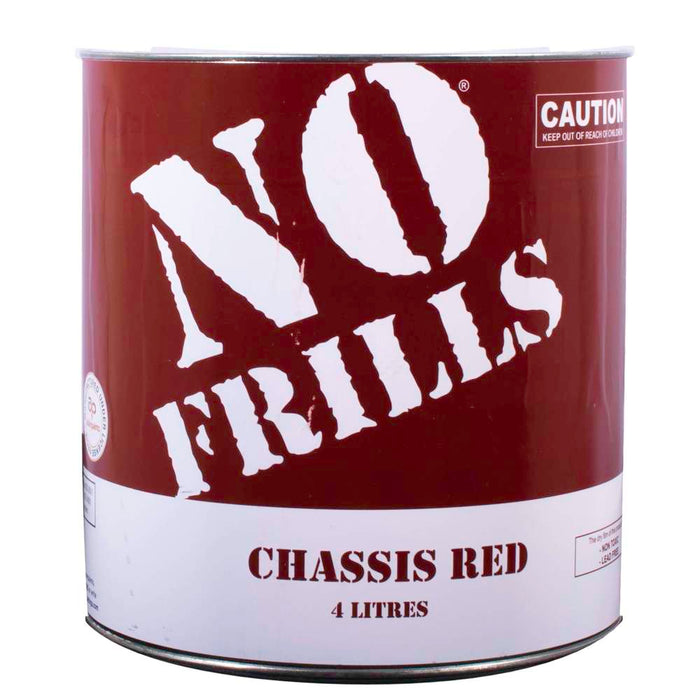 Apco No Frills Matt Enamel Chasis Red 4L
