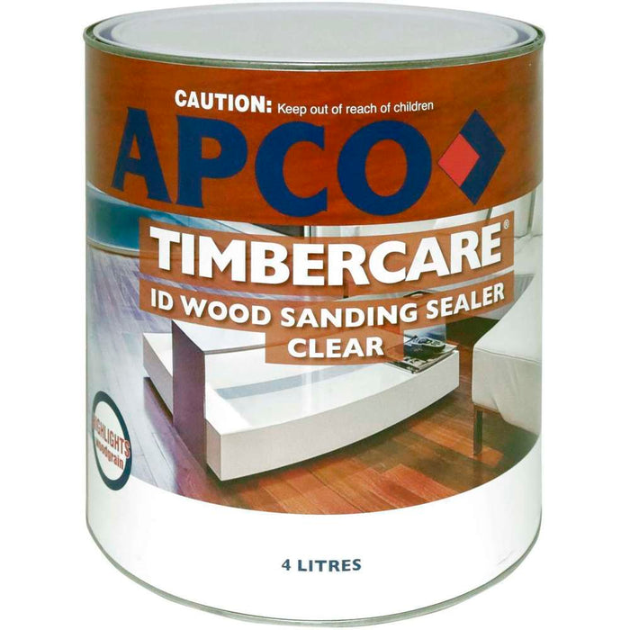 Apco Timbercare Instant Dry Sanding Sealer Clear Spray 4L