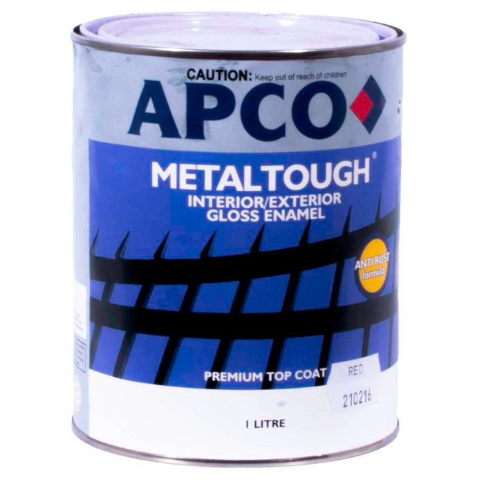 Apco MetalTough Gloss Enamel Chassis Red 1L