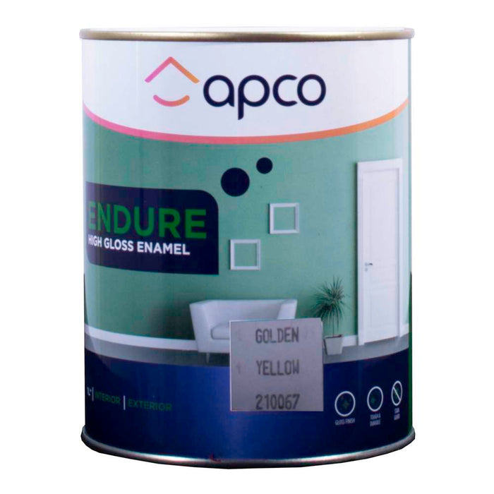 Apco Endure Gloss Enamel Golden Yellow 1L