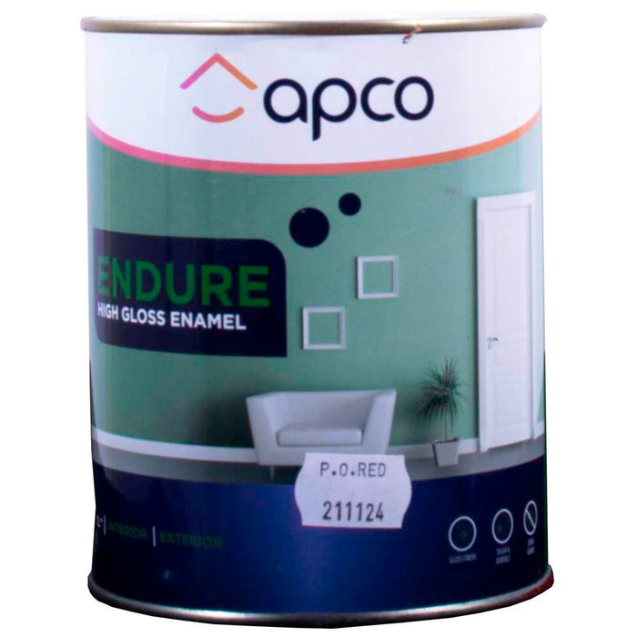 Apco Endure Gloss Enamel Post Office Red 1L