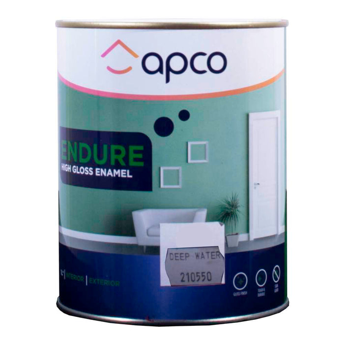 Apco Endure Gloss Enamel Deep Water 1L