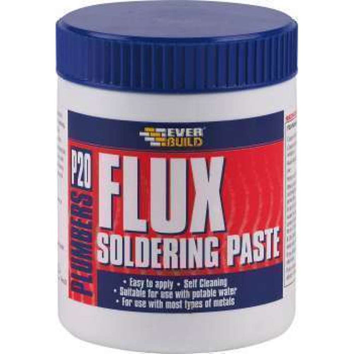 Everbuild P20 Plumbers Flux Soldering Paste 140g White