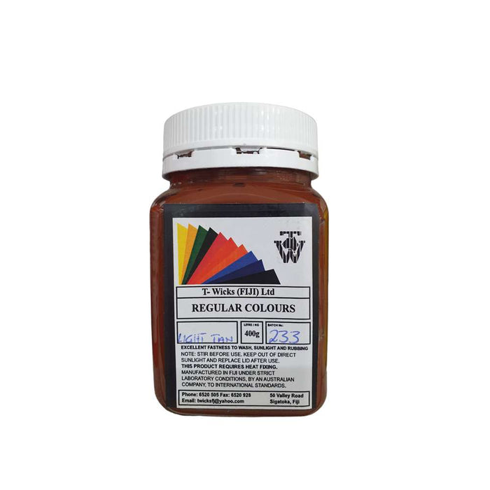 T-Wicks Fabric Paint Light Tan 400ml