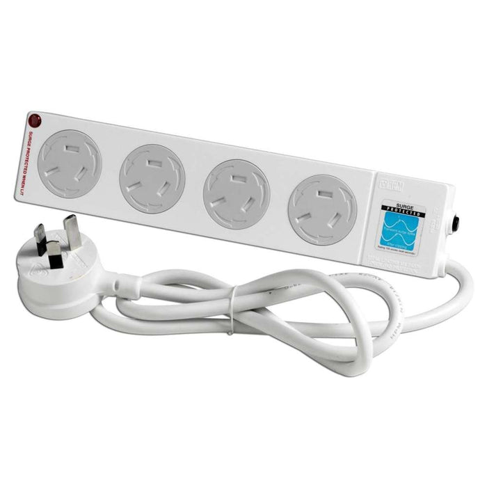 HPM 4-Way Child Safe Power Board Surge Protection