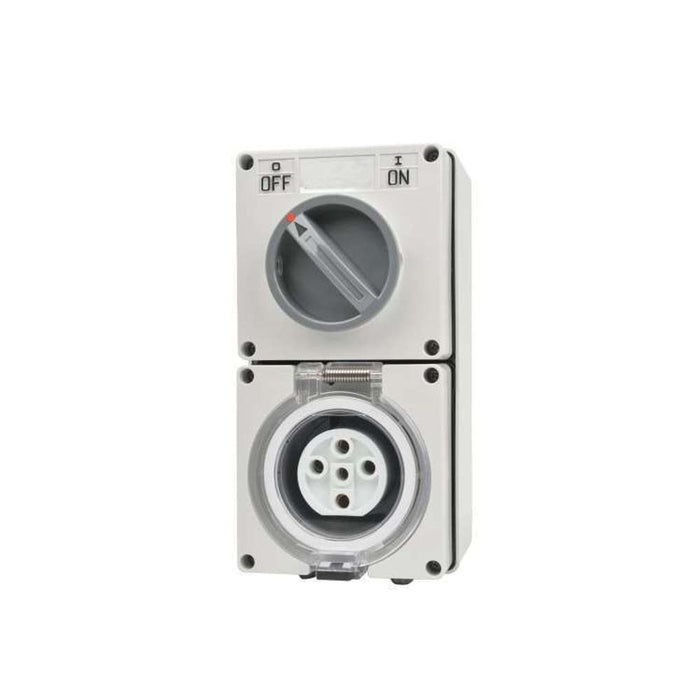 Hepol Combination Switch Socket 4-Pin 32A