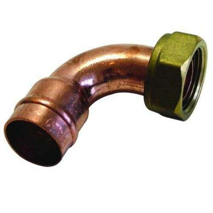 Copper Connector Bent Tap 22mm