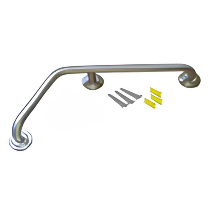 Inox Grab Bar S/S 410mm x 240mm x 25mm 115Deg