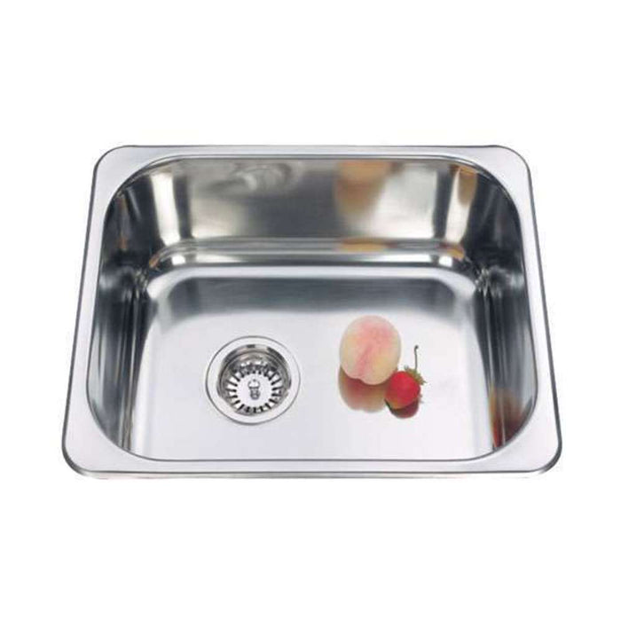 Evia Lab Sink With Plug & Waste 525 x 420 x 180mm