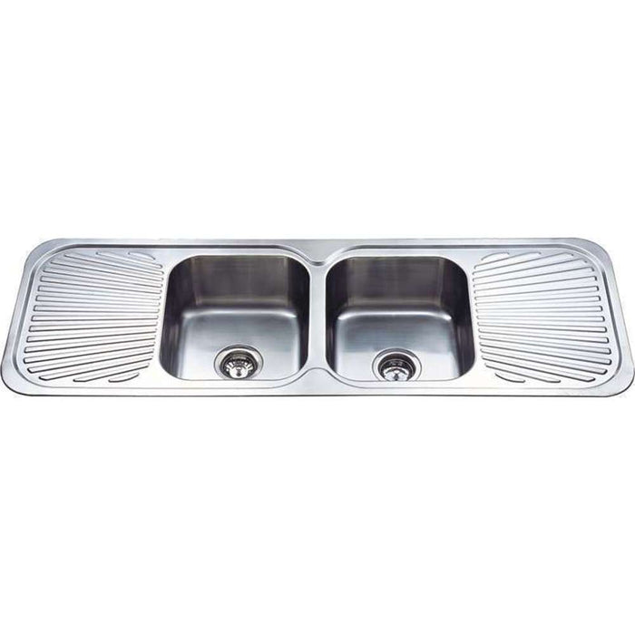 Evia Kitchen Sink Double Bowl 2S-Drainer (1380 x 480 x 170)