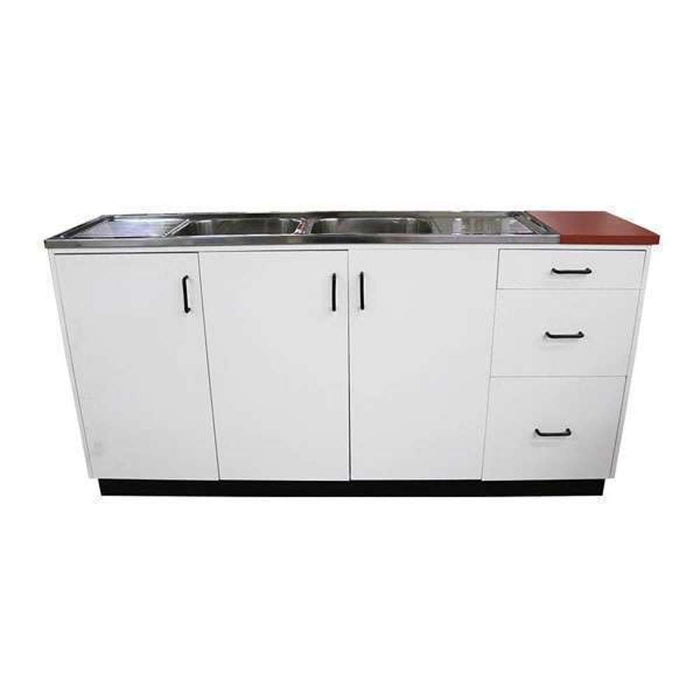 Wox Sink Bench 3 Door x 3 Drawer Sink 1800 x 500 x 910mm