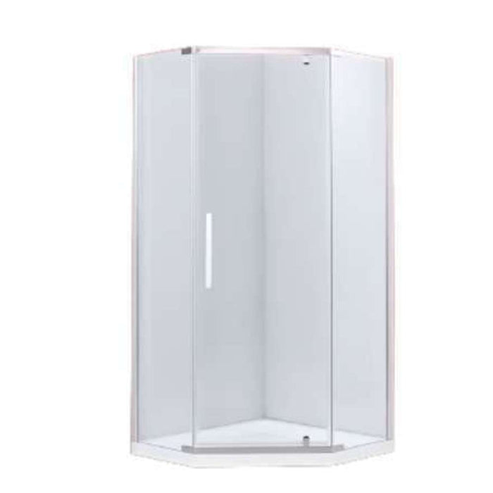 Decobay Shower Enclosure Hexagon Shower Tray 900 x 900 x 1850mm