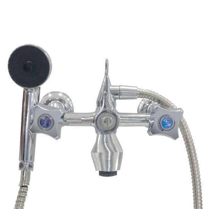 Doe Arrowline Bath Mixer Wall Mounted Hand Shower CP