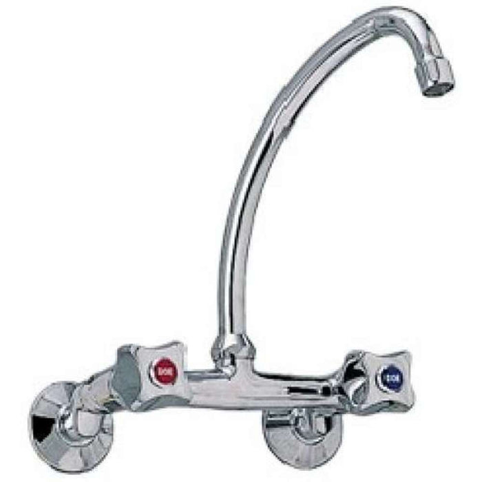 Doe Arrowline Sink Mixer Wall Mounted