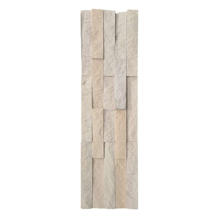 Tripada Wall Tile 600x150 Cultured Stone Mint White Natural (8pc/0.72 sqm Ctn)