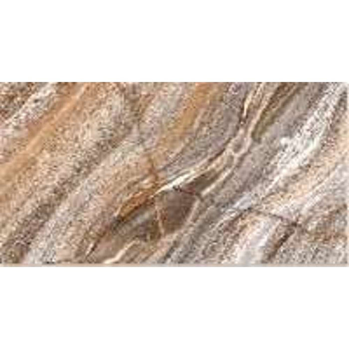 Delton Wall Tile 450x300 #DC-39D Ceramic Dark Plain Brown Gloss (6pc/0.81sqm Ctn)
