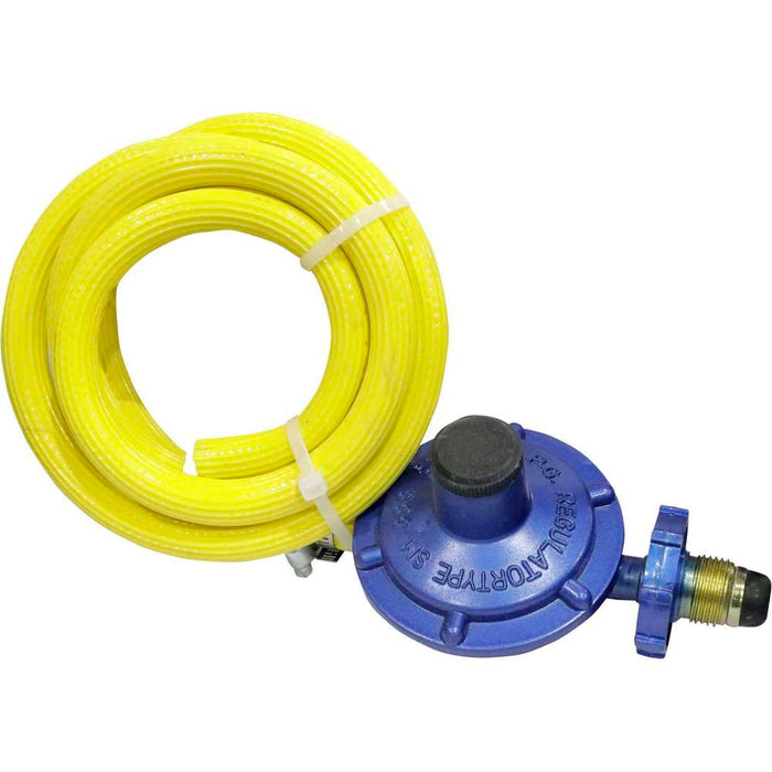 Home Basics Gas Regulator Set - 1.5m Hose with 2 Clip