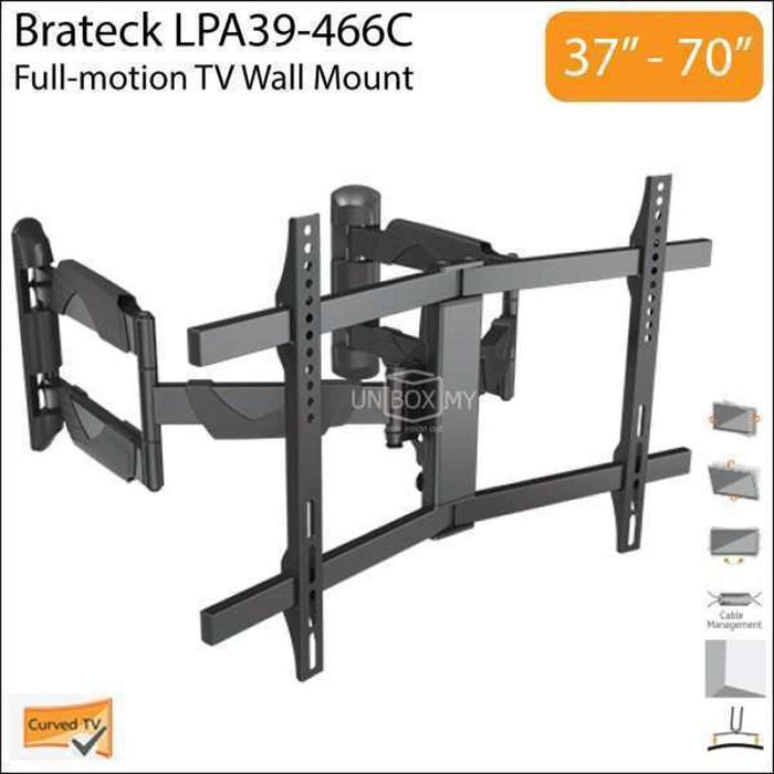 Brateck TV Wall Bracket Full Motion 37" - 70" #LPA31-466