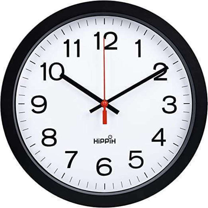 UBL Wall Clock Black & White Face 20cm