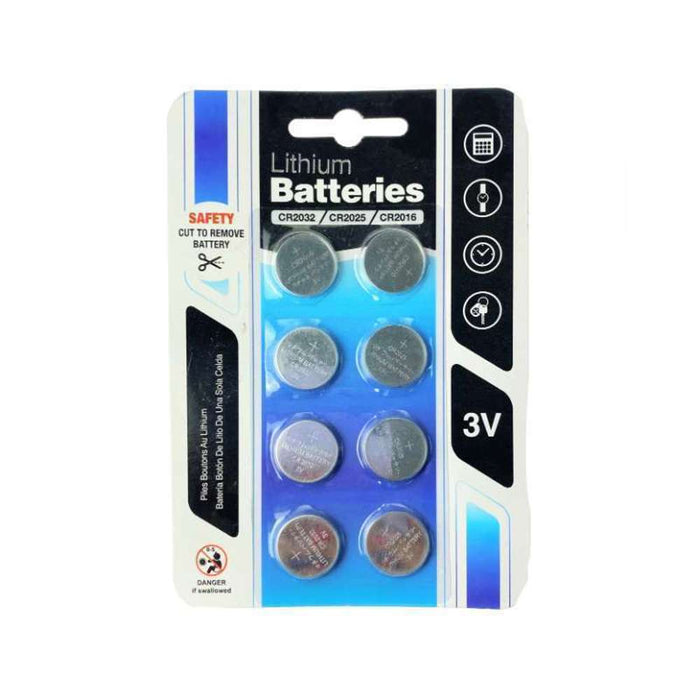 UBL Lithium Cell Batteries 8pk